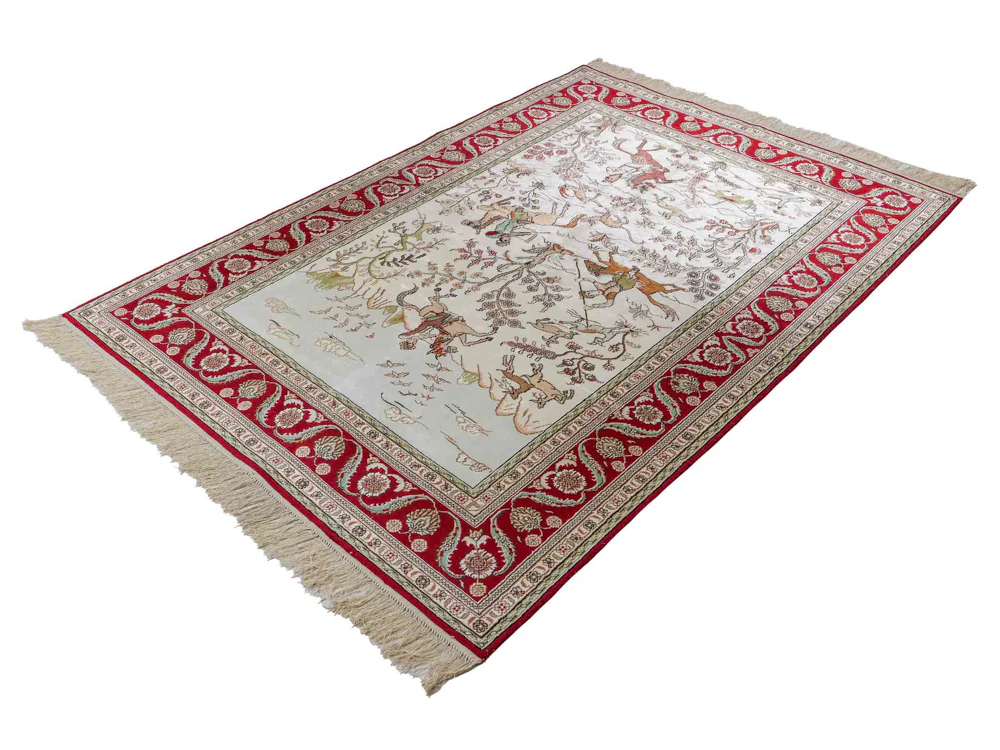 China Seide Teppich 180x124cm - Orientteppich - Image 5
