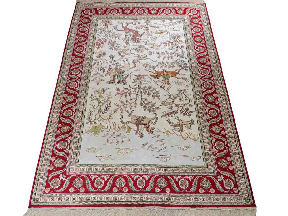China Seide Teppich 180x124cm - Orientteppich - Image 6