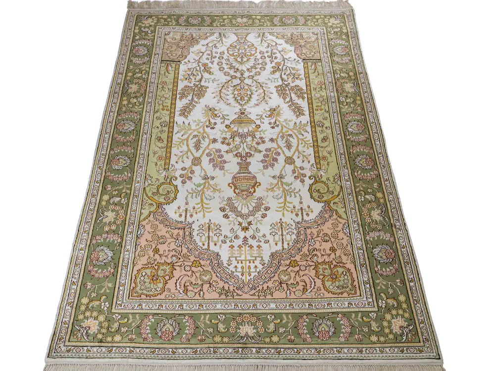 China Seide Teppich 181x123cm - Orientteppich - Image 6
