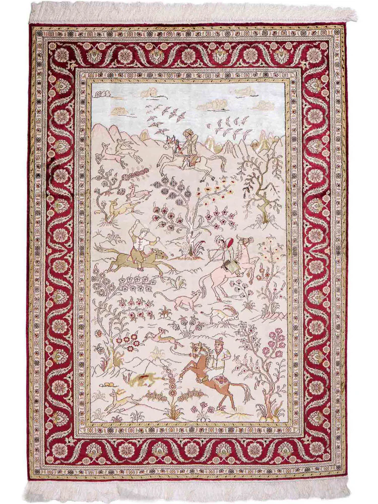 China Seide Teppich 183x125cm - Orientteppich
