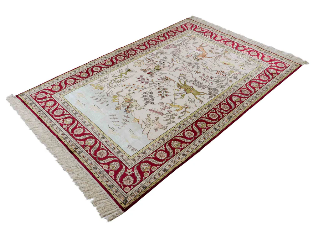 China Seide Teppich 183x125cm - Orientteppich - Image 5