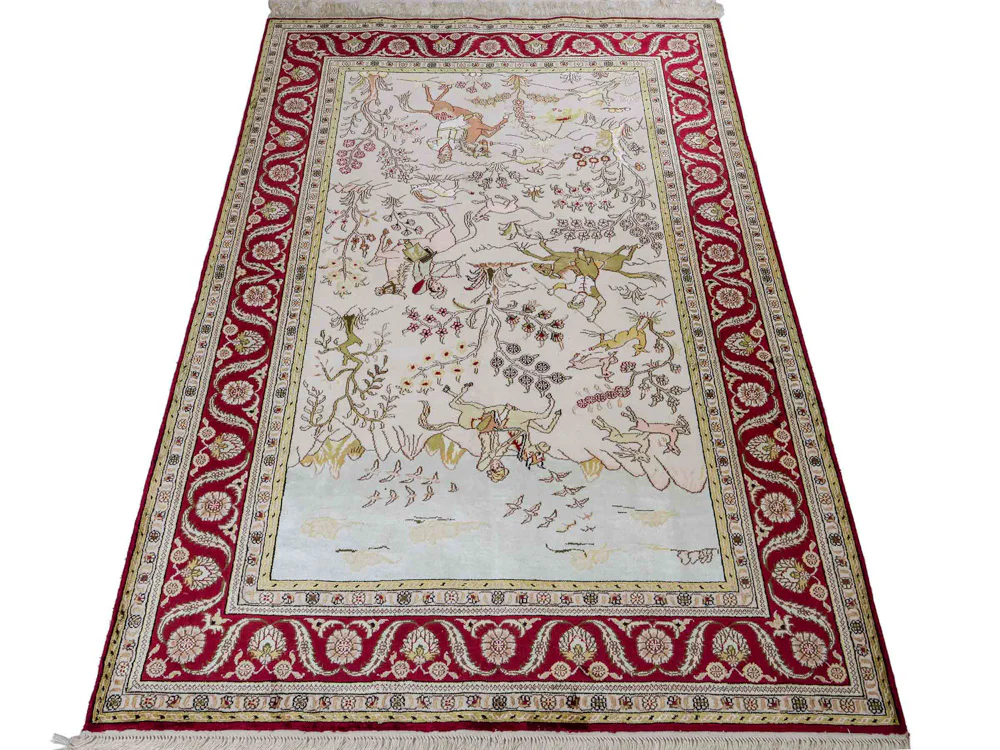 China Seide Teppich 183x125cm - Orientteppich - Image 6