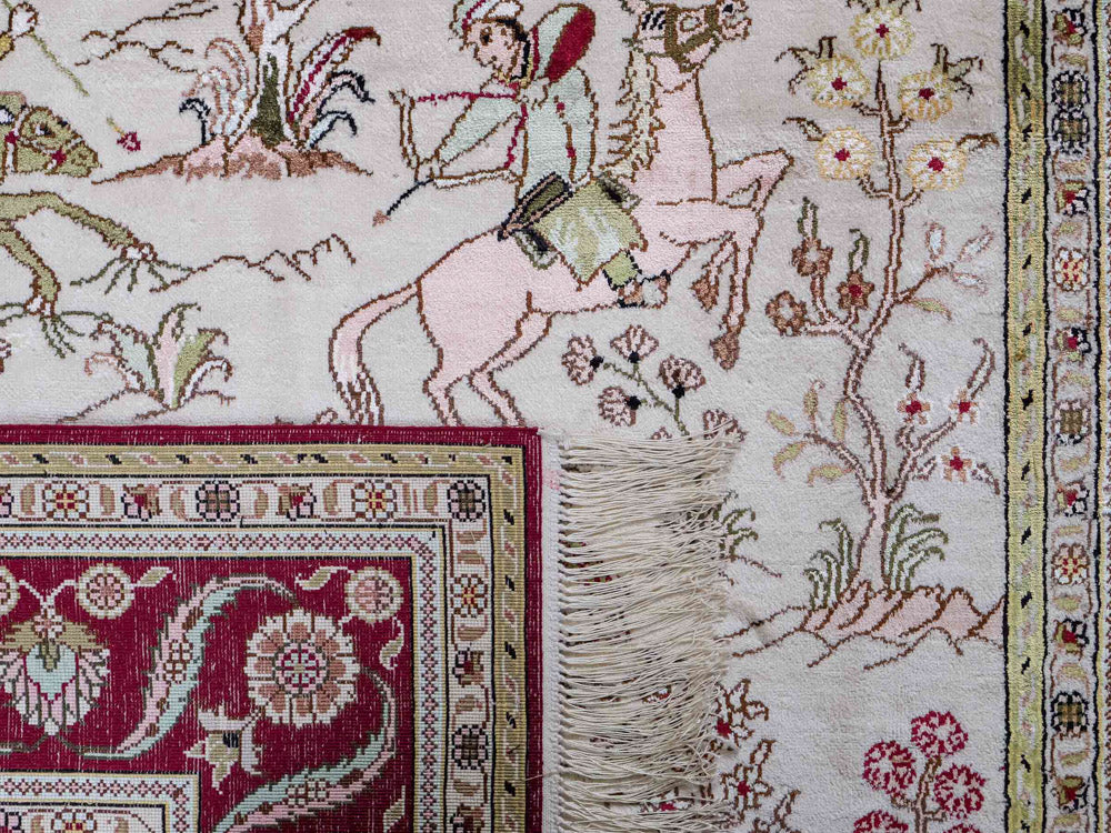 China Seide Teppich 183x125cm - Orientteppich - Image 7