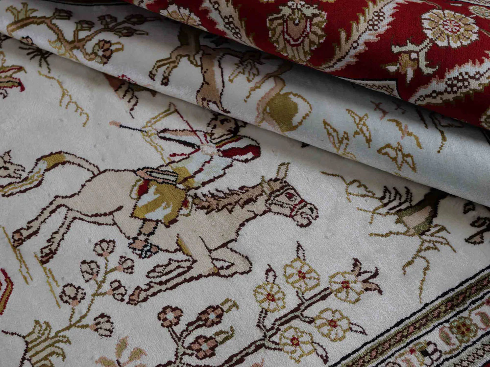 China Seide Teppich 183x126cm - Orientteppich - Image 4