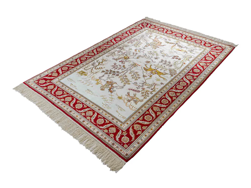 China Seide Teppich 183x126cm - Orientteppich - Image 5