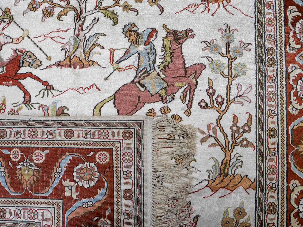 China Seide Teppich 184x125cm - Orientteppich - Image 7