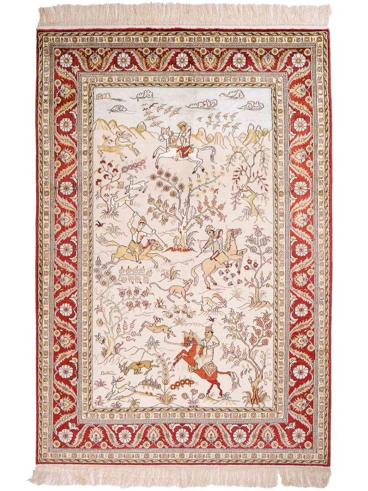 China Seide Teppich 193x121cm - Orientteppich