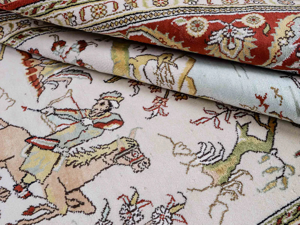 China Seide Teppich 193x121cm - Orientteppich - Image 4