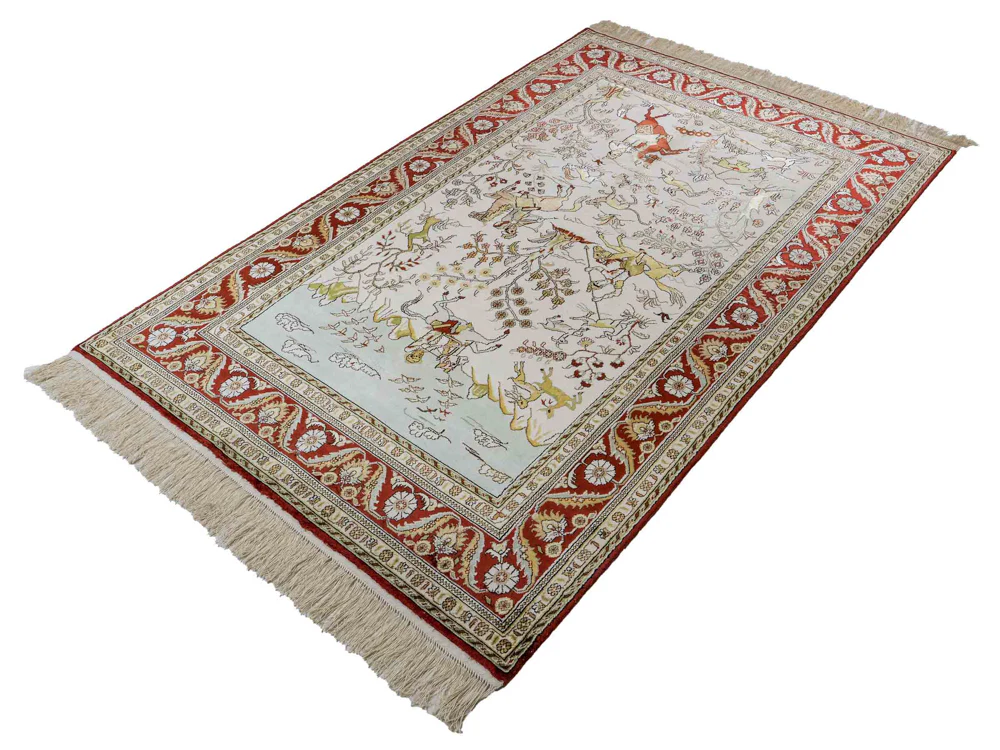 China Seide Teppich 193x121cm - Orientteppich - Image 5