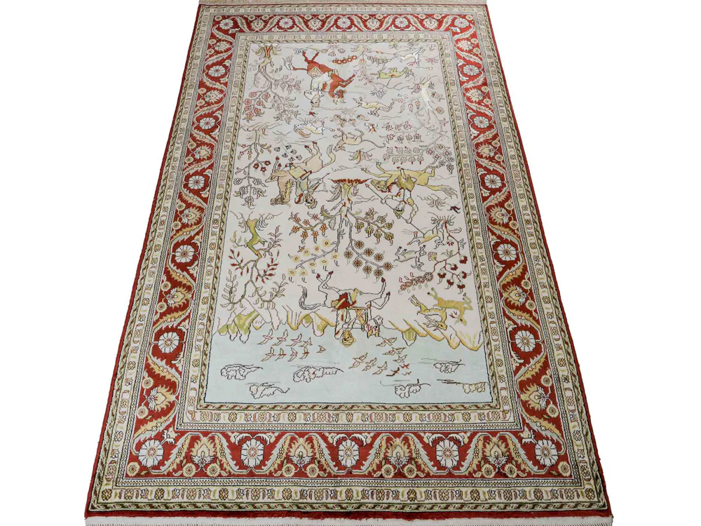China Seide Teppich 193x121cm - Orientteppich - Image 6