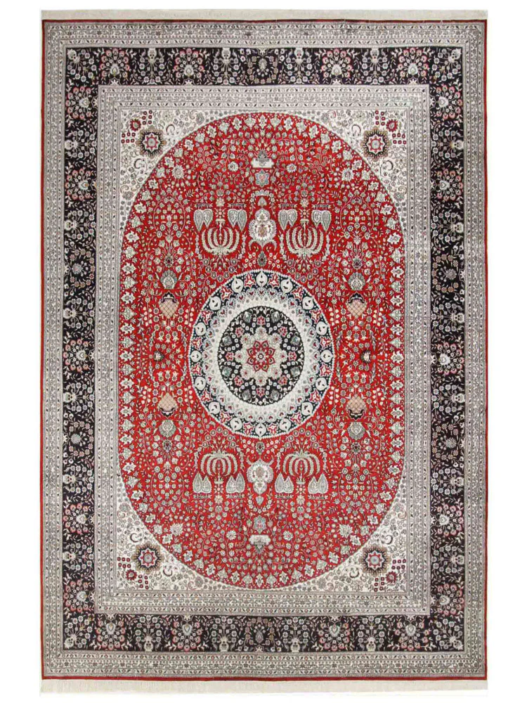 China Seide Teppich 370x272cm - Orientteppich