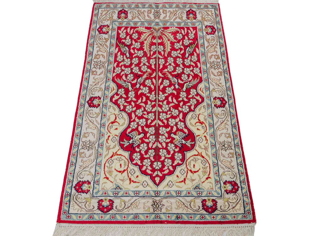China Seide Teppich 86x58cm - Orientteppich - Image 6