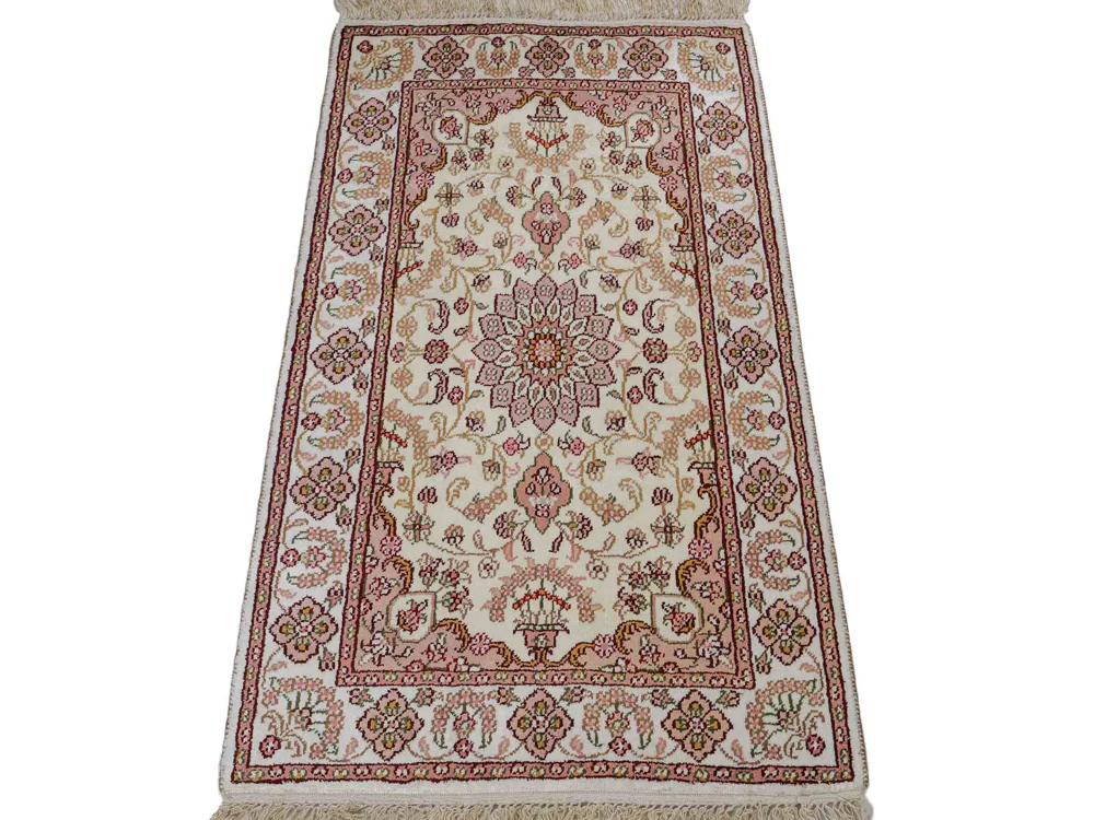 China Seide Teppich 88x59cm - Orientteppich - Image 6