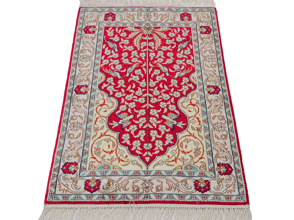 China Seide Teppich 89x58cm - Orientteppich - Image 6