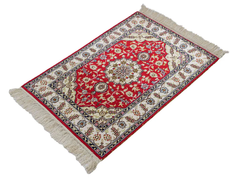 China Seide Teppich 89x60cm - Orientteppich - Image 5