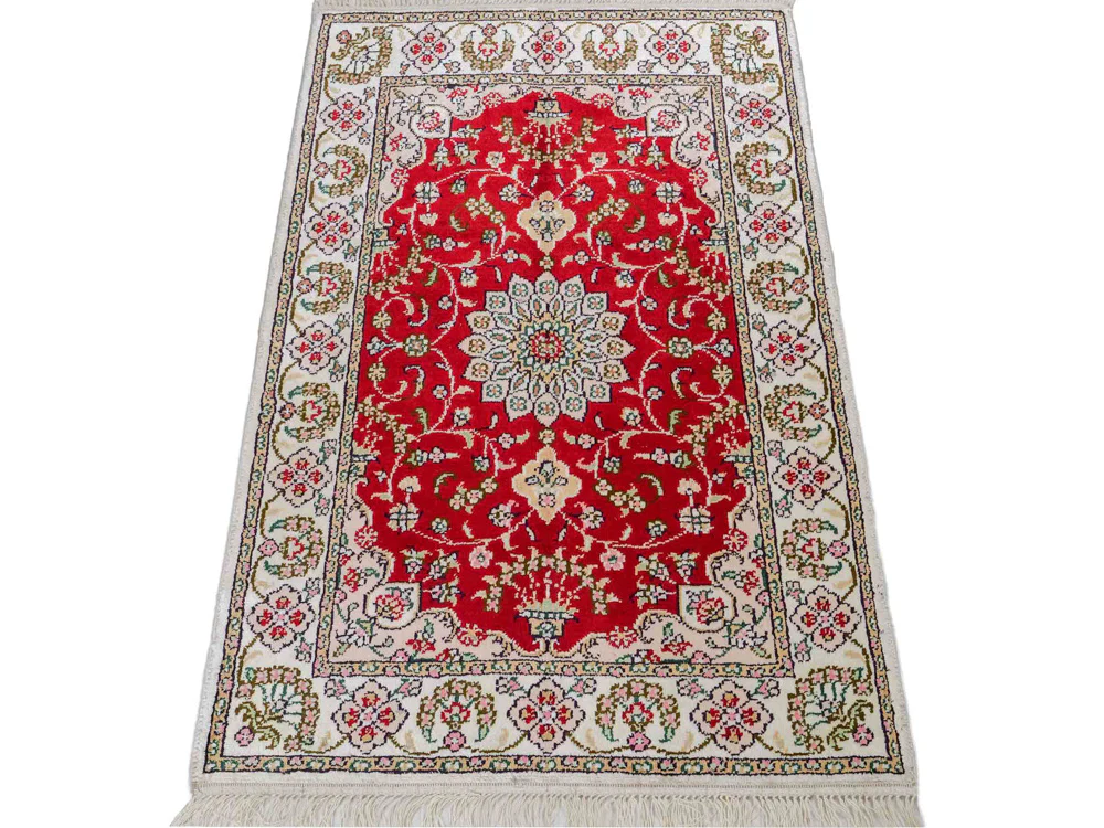 China Seide Teppich 89x62cm - Orientteppich - Image 6