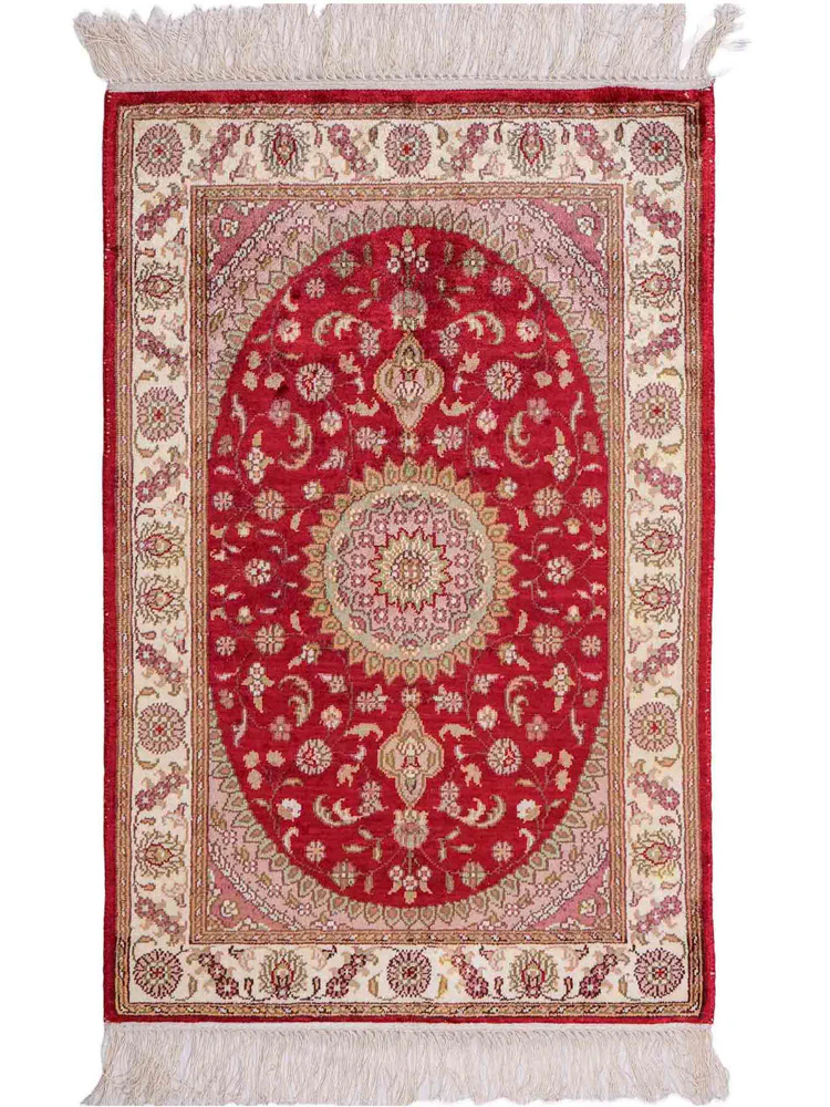 China Seide Teppich 90x59cm - Orientteppich