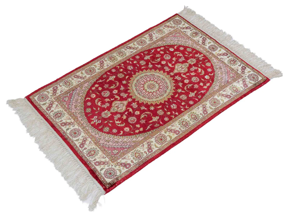 China Seide Teppich 90x59cm - Orientteppich - Image 5