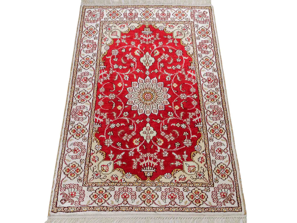 China Seide Teppich 90x62cm - Orientteppich - Image 6