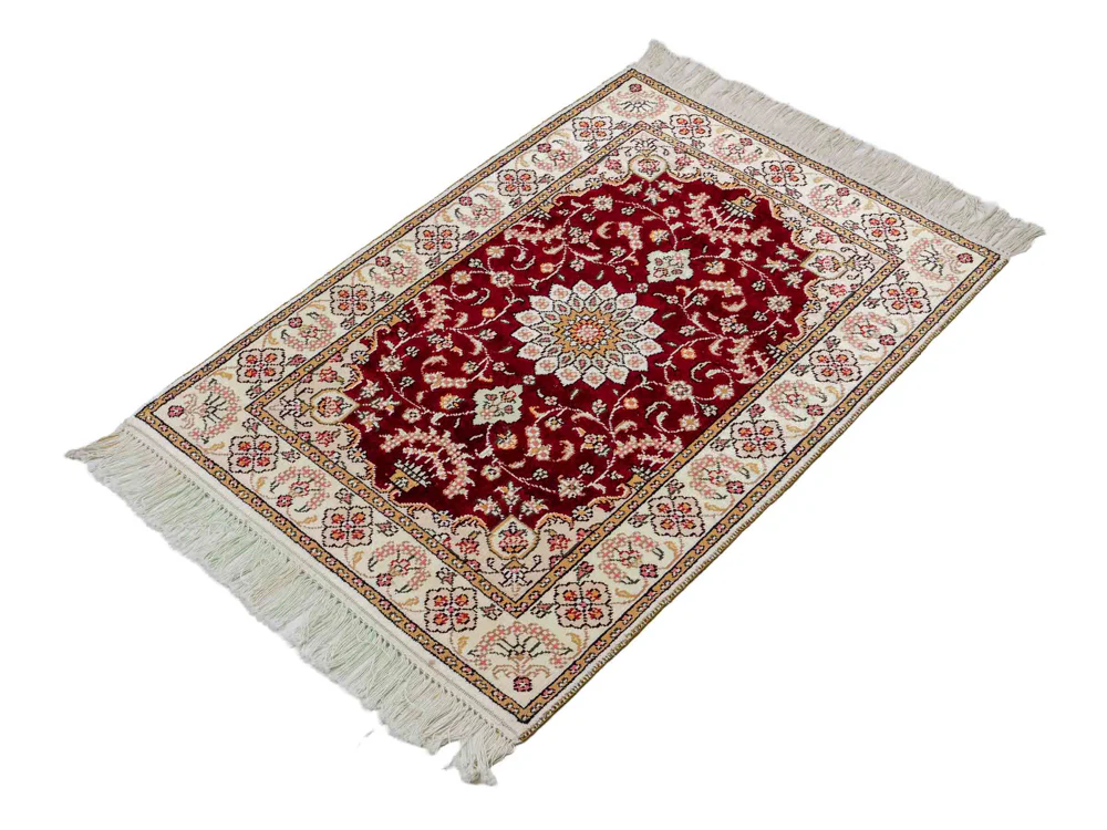China Seide Teppich 90x63cm - Orientteppich - Image 5