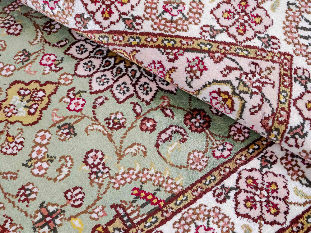China Seide Teppich 92x63cm - Orientteppich - Image 4