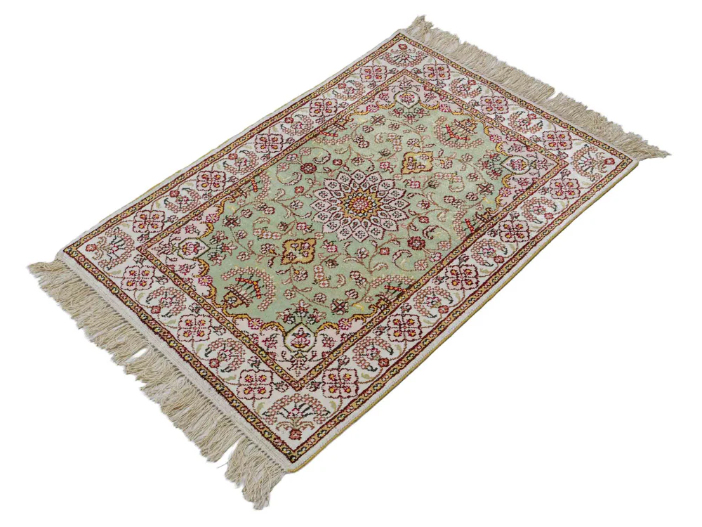 China Seide Teppich 92x63cm - Orientteppich - Image 5