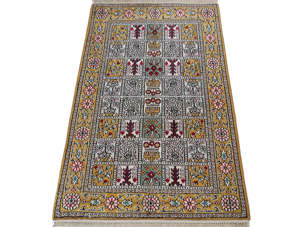 China Seide Teppich 92x64cm - Orientteppich - Image 6