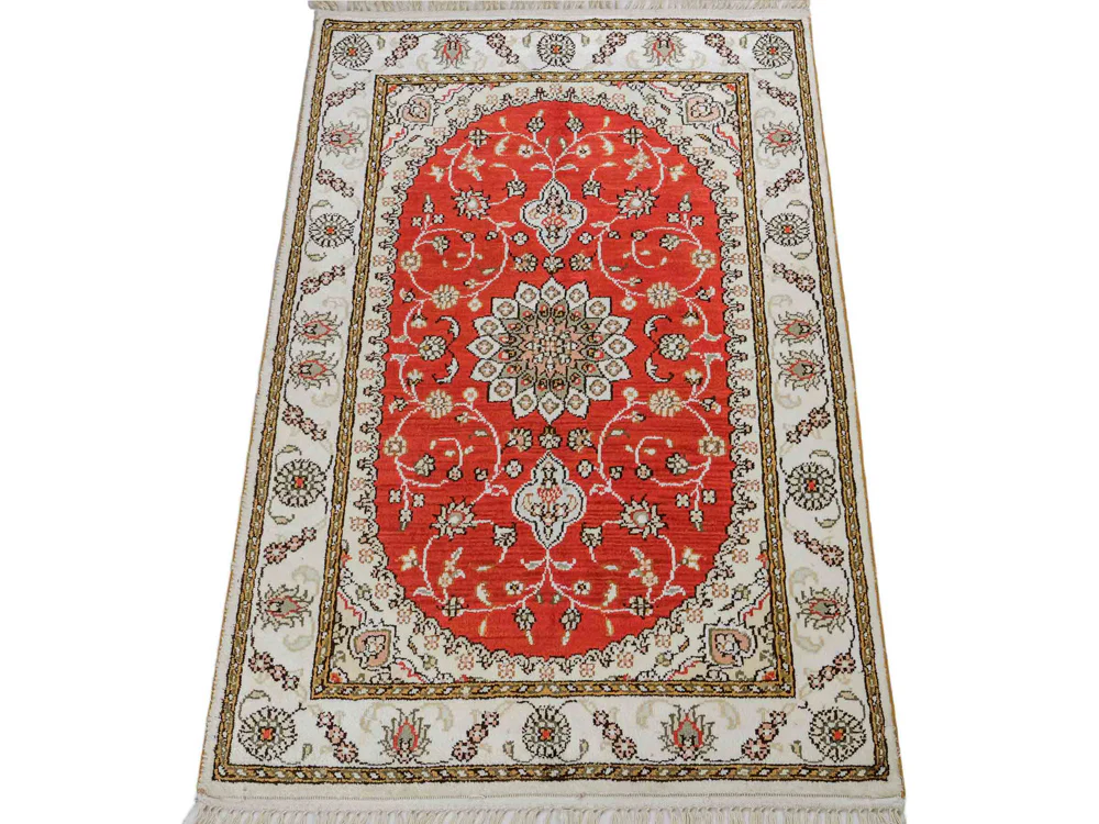 China Seide Teppich 93x61cm - Orientteppich - Image 6