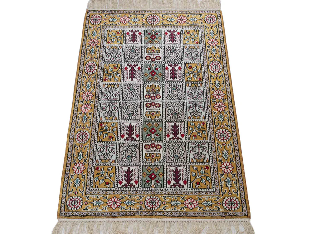 China Seide Teppich 93x63cm - Orientteppich - Image 6