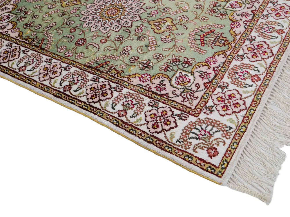China Seide Teppich 93x63cm - Orientteppich - Image 3