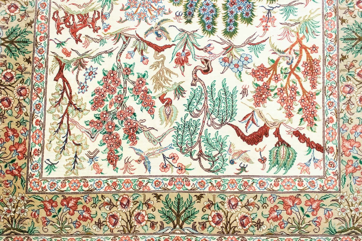 Seidenteppich - Ghom Seide - Premium 122 x 80 cm Teppichbrücke - Image 2