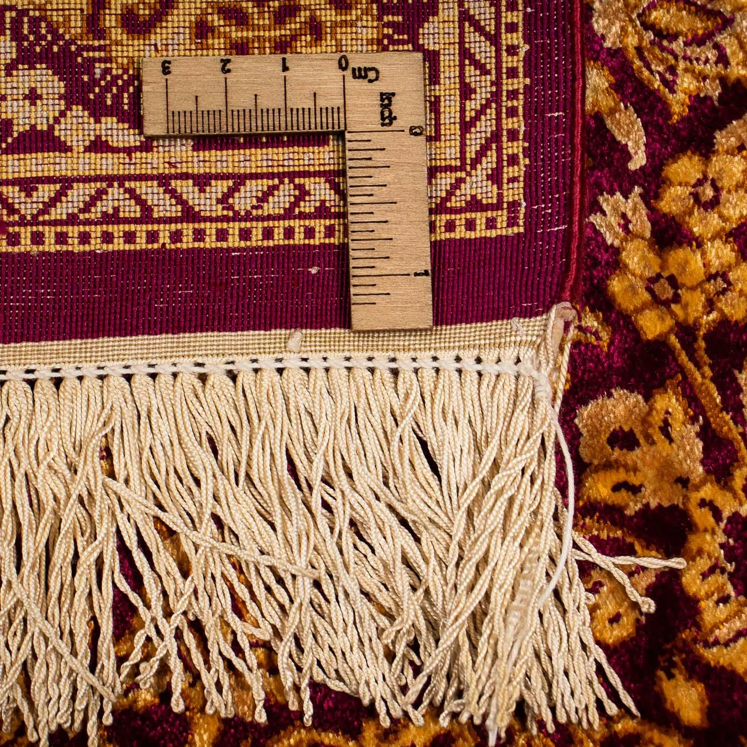 Ghom - Seide Teppich 216x132cm - Perserteppich - Image 6