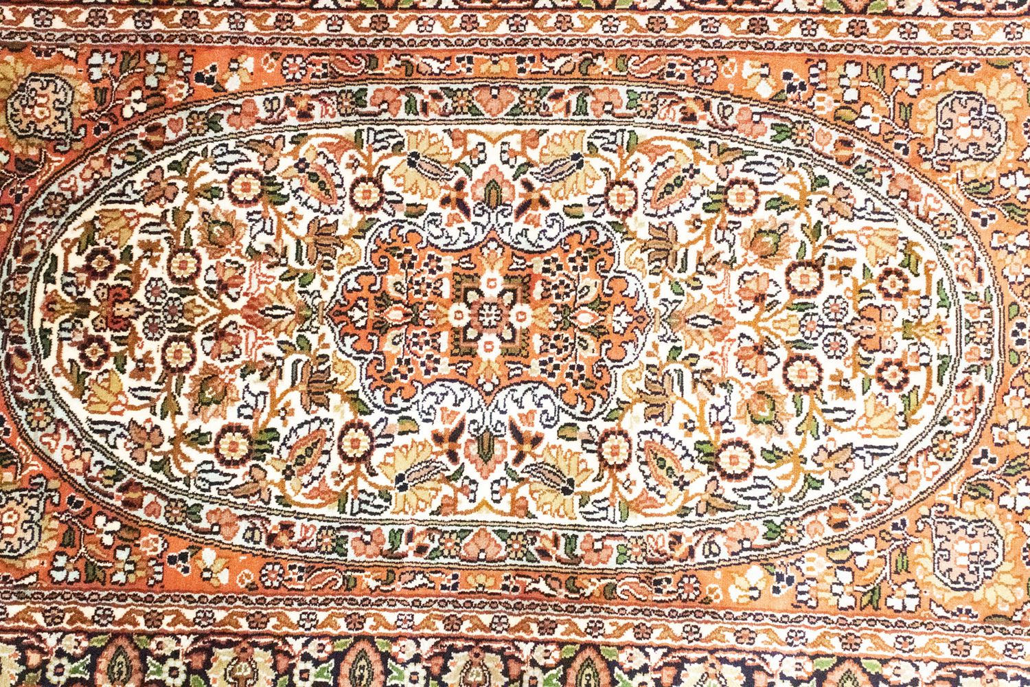Seidenteppich - Kaschmir Seide 125 x 83 cm Teppichbrücke - Image 2
