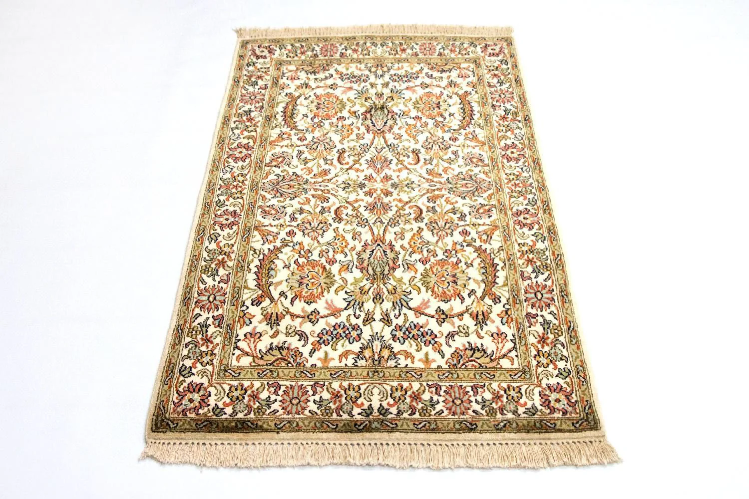 Kaschmir Seide Teppich 127x74cm - Orientteppich - Image 5