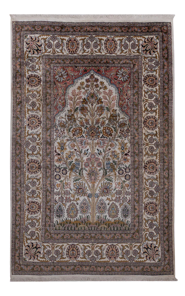 Kaschmir Seide Teppich 186x116cm - Orientteppich