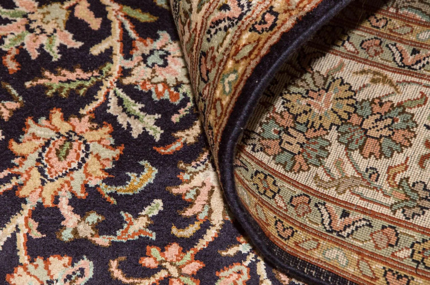 Kaschmir Seide Teppich 190x127cm - Orientteppich - Image 4