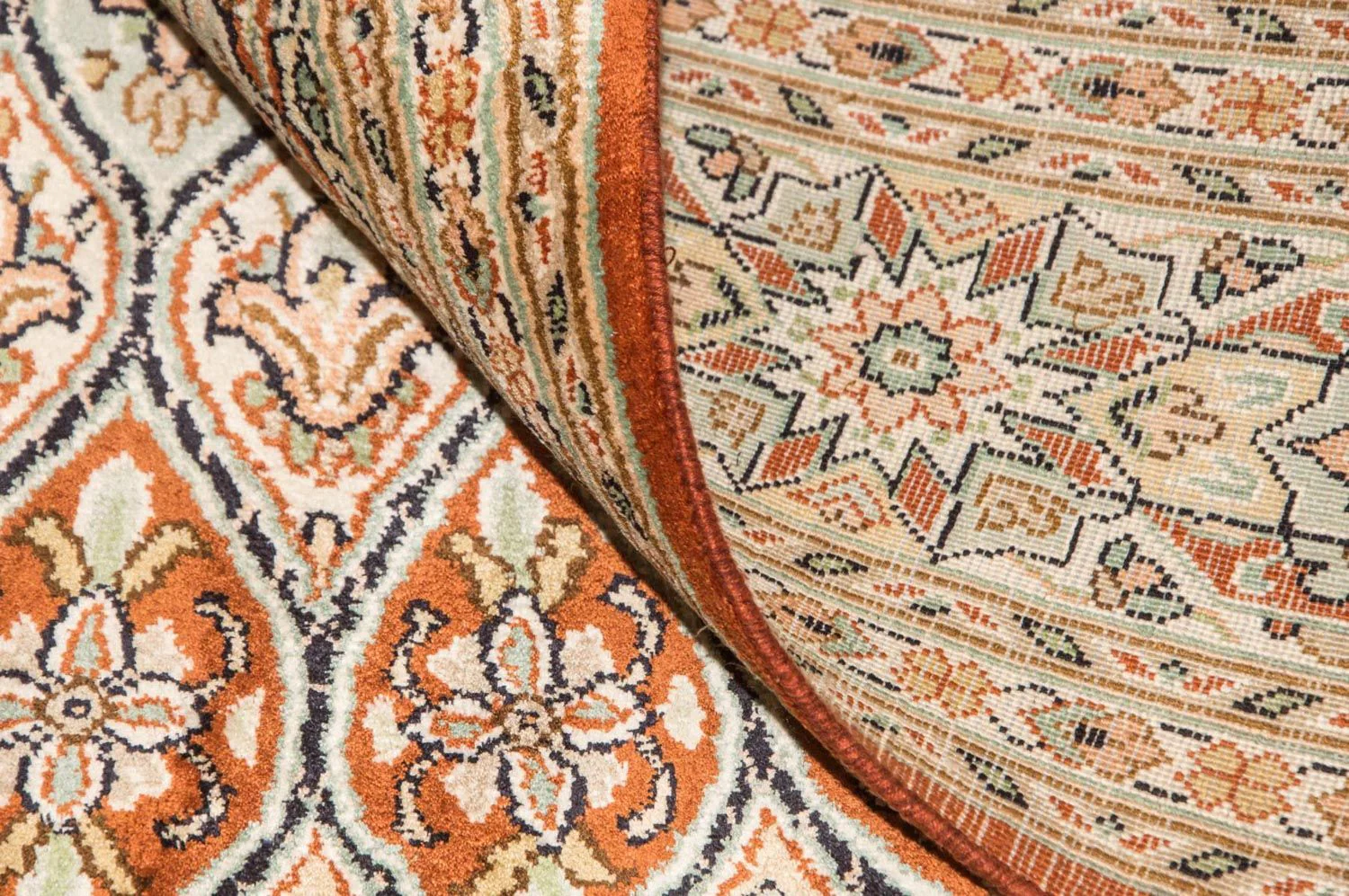 Kaschmir Seide Teppich 194x120cm - Orientteppich - Image 4