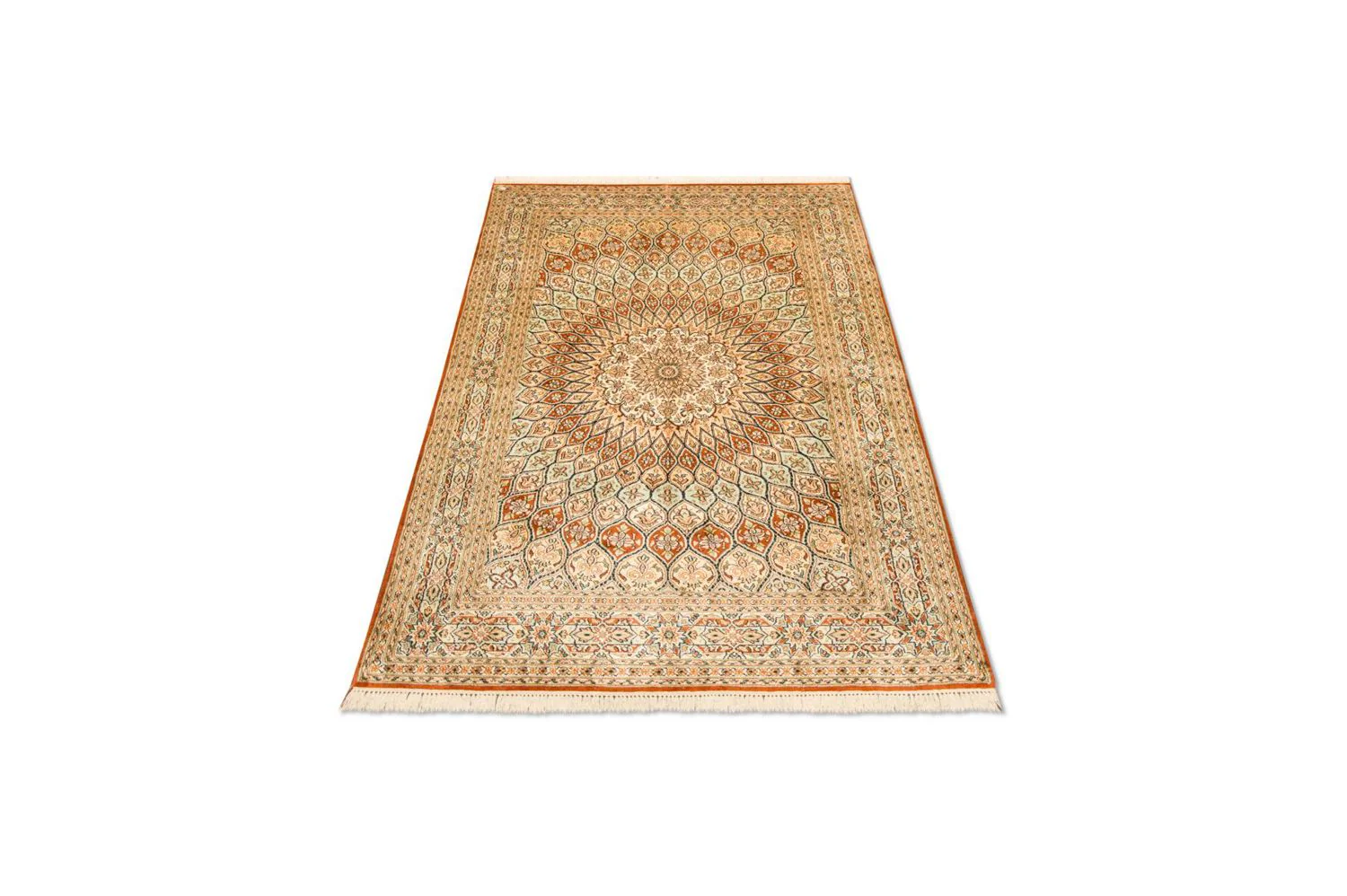 Kaschmir Seide Teppich 194x120cm - Orientteppich - Image 5
