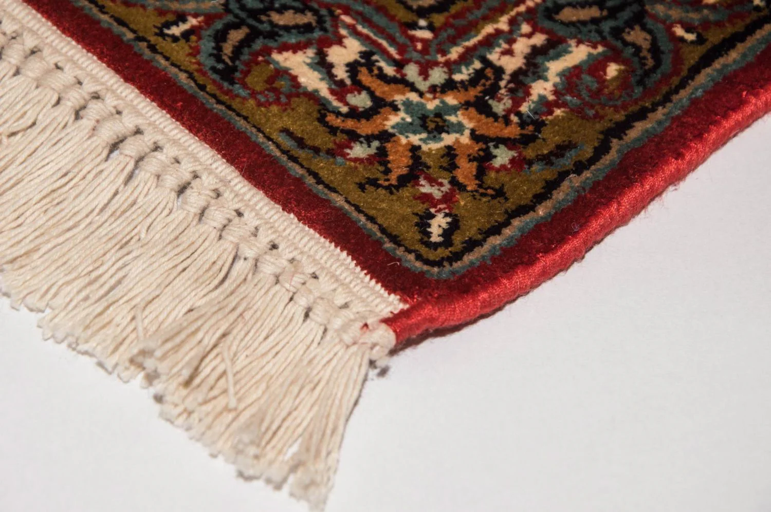 Kaschmir Seide Teppich 218x156cm - Orientteppich - Image 3