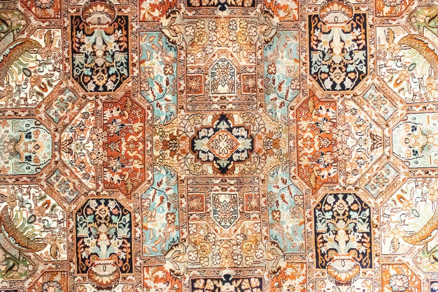 Seidenteppich - Kaschmir Seide 229 x 152 cm Wohnzimmer Teppich - Image 2