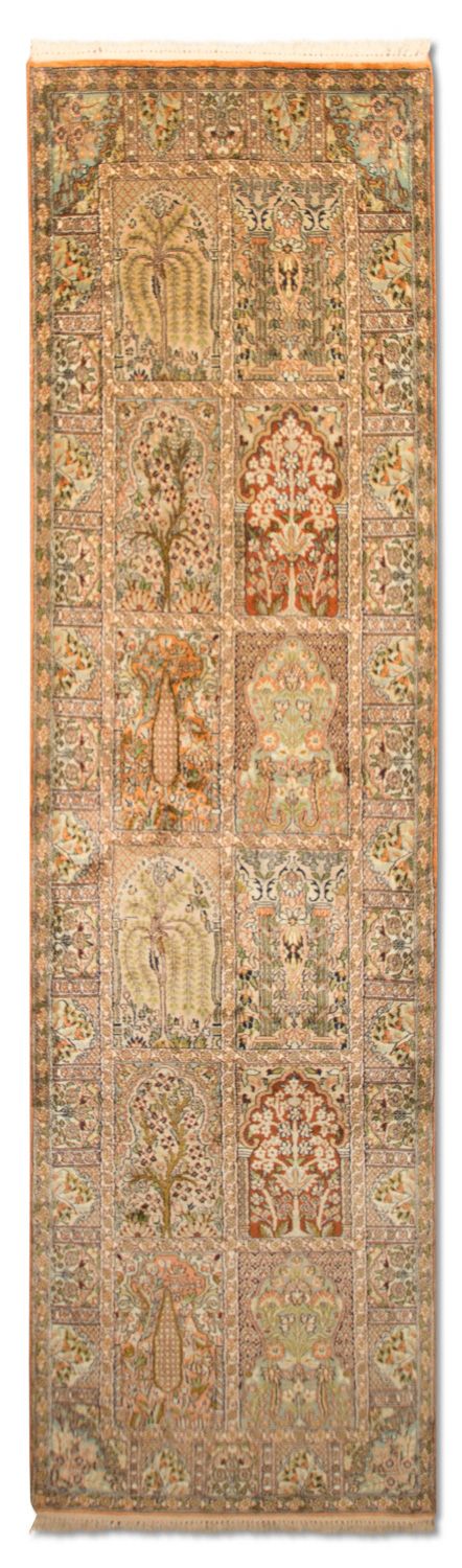 Kaschmir Seide Teppich 270x75cm - Orientteppich