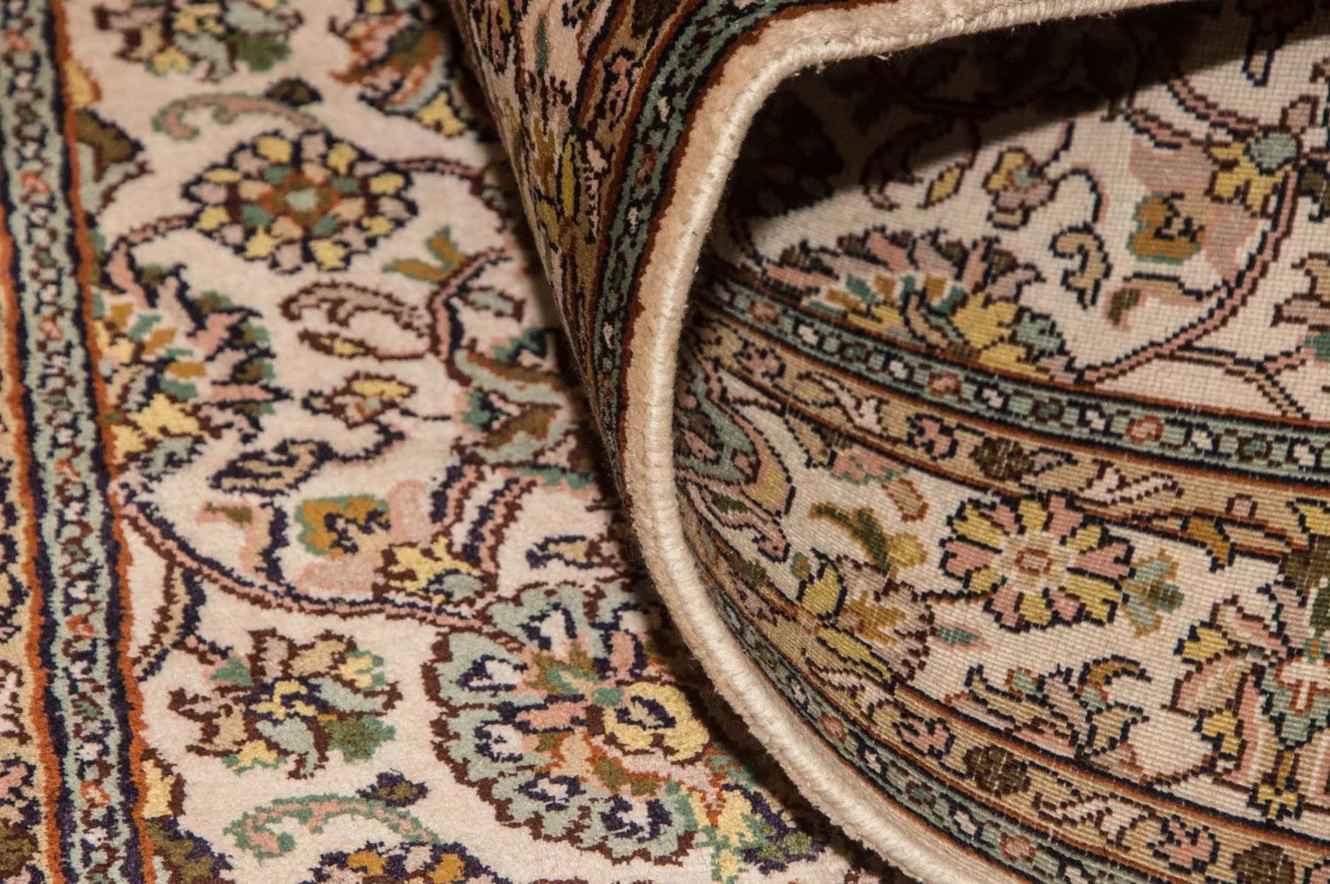 Seidenteppich - Kaschmir Seide 300 x 79 cm Teppichläufer - Image 4