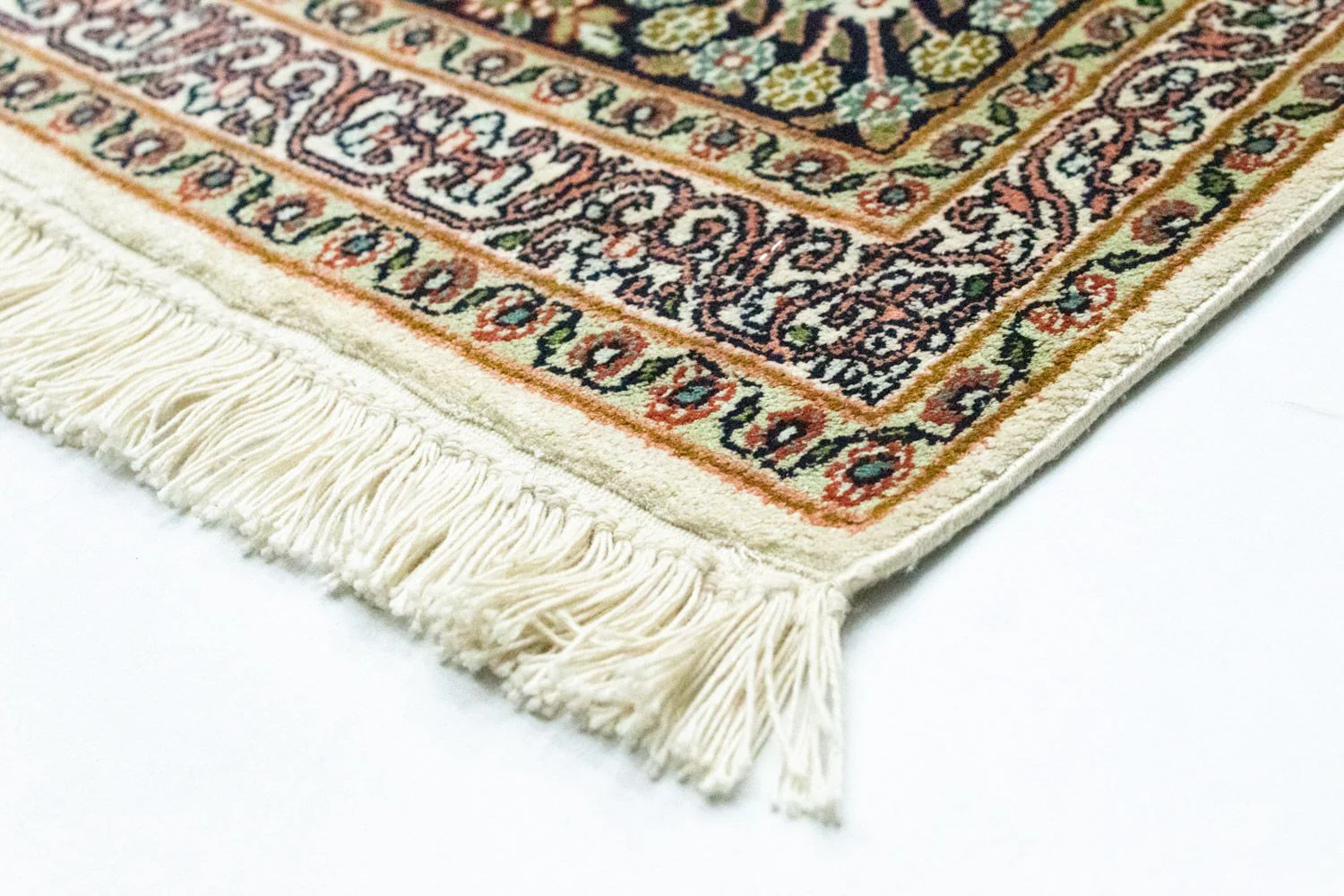 Seidenteppich - Kaschmir Seide 316 x 211 cm Wohnzimmer Teppich - Image 3