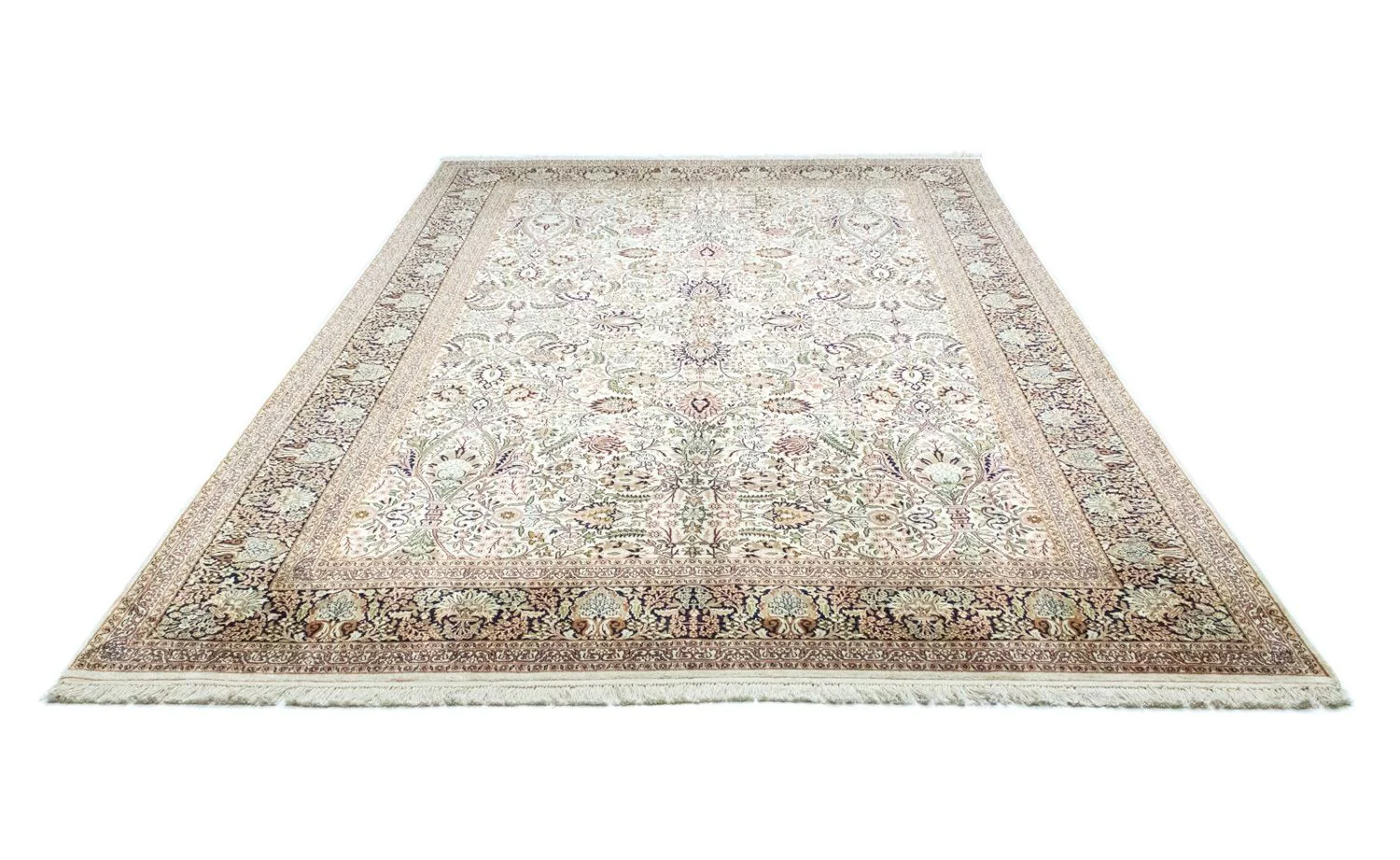 Seidenteppich - Kaschmir Seide 316 x 211 cm Wohnzimmer Teppich - Image 5