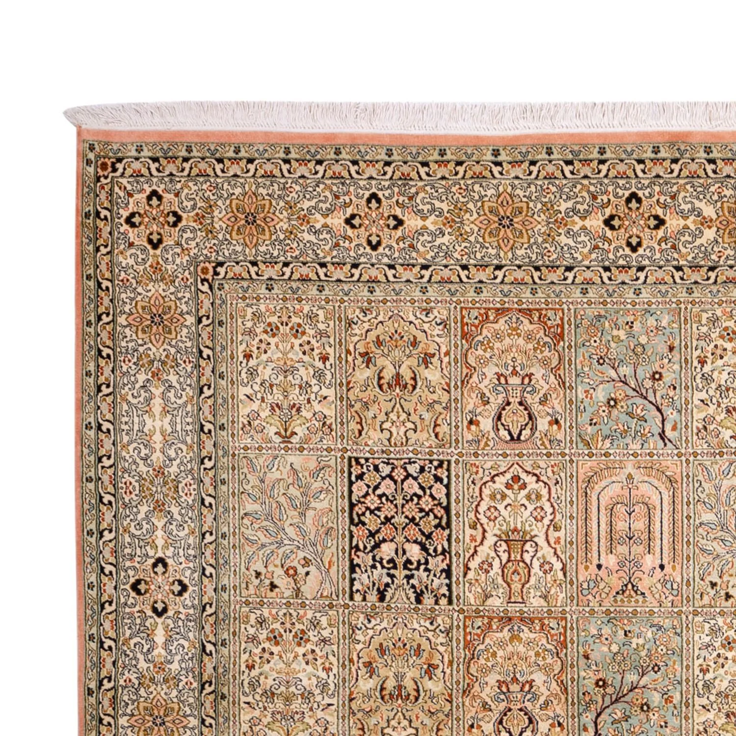Seidenteppich - Kaschmir Seide - 316 x 220 cm - dunkelbeige - Image 3