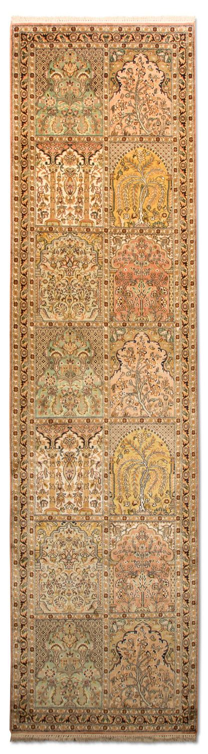Kaschmir Seide Teppich 316x77cm - Orientteppich