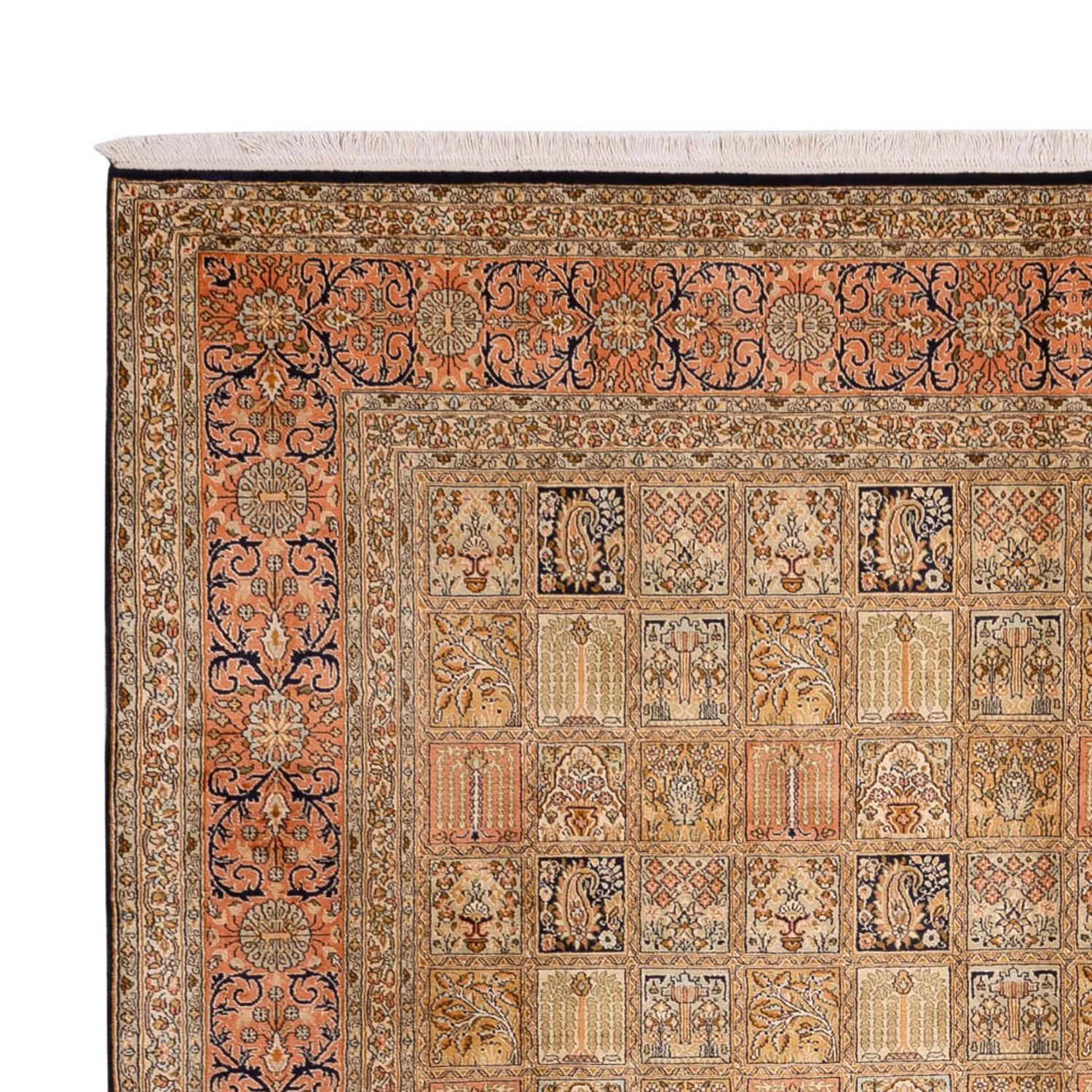 Seidenteppich - Kaschmir Seide - 339 x 246 cm - dunkelbeige - Image 3