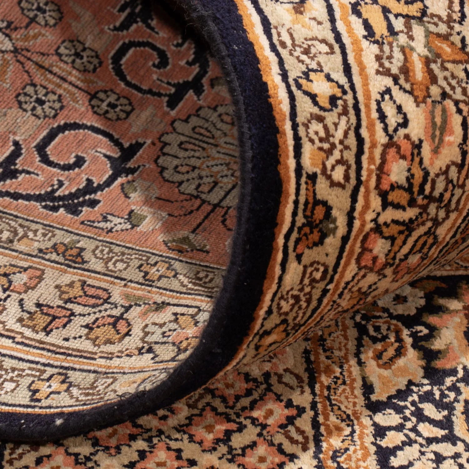 Seidenteppich - Kaschmir Seide - 339 x 246 cm - dunkelbeige - Image 4