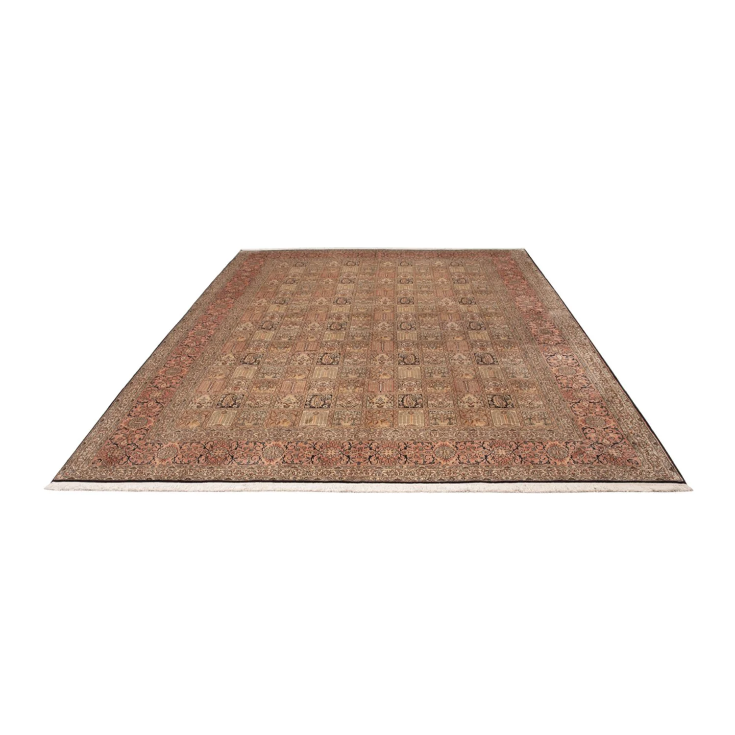Seidenteppich - Kaschmir Seide - 339 x 246 cm - dunkelbeige - Image 5
