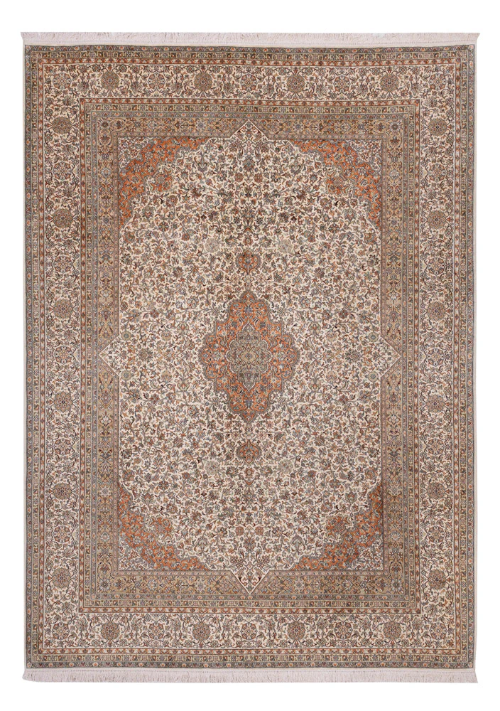 Kaschmir Seide Teppich 344x250cm - Orientteppich
